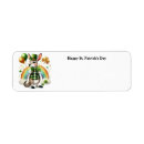 Search for st patricks day return address labels Irish