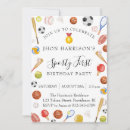 Search for tennis party invitations Watercolor