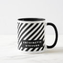 Search for black and white stripes mugs Contemporary