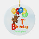 Search for teddy christmas tree decorations 1st