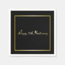 Search for 50th anniversary napkins Typography