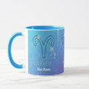 Search for aries zodiac sign mugs Watercolor