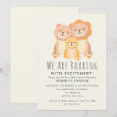 Search for lion baby shower invitations Animals