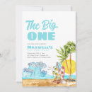 Search for tropical 1st birthday invitations One year old