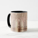 Search for beautiful pink rose mugs Black