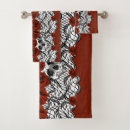 Search for skull bath towels Red roses