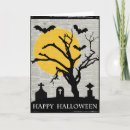Search for tree halloween cards Trick or treat