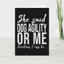 Search for funny border collie cards Agility
