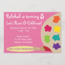 Search for paint palette invitations Kids