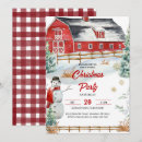 Search for farm christmas invitations Vintage