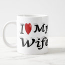 Search for love wife mugs Black