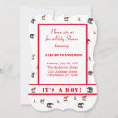 Search for red baby boy shower invitations Its a boy