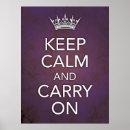 Search for crown keep calm carry on posters Vintage