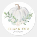 Search for pumpkin shower thank you stickers Watercolor