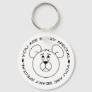 Search for black and white bear key rings Cartoon