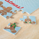 Search for gingerbread man puzzles Xmas