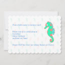 Search for seahorse birthday invitations Nautical
