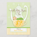 Search for gender neutral tea party invitations Yellow