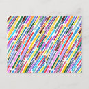 Search for stripes pattern postcards Colourful