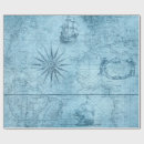 Search for vintage map wrapping paper Ship