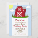 Search for barn birthday invitations Farm