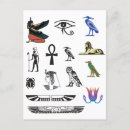 Search for ancient egyptian symbols postcards Goddess