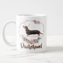 Search for cute dog watercolor mugs Dachshund