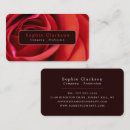 Search for red rose business cards Professional