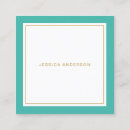 Search for turqoise business cards Elegant