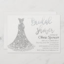 Search for diamonds bridal shower invitations Bling