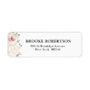 Search for rustic barn wedding return address labels Spring unique chic peony