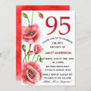 Search for poppies birthday invitations Elegant