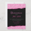 Search for pink diamond invitations Black