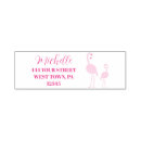 Search for pink flamingo rubber stamps Return address