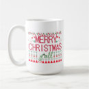 Search for red sweater mugs Merry