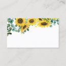 Search for sunflower place cards Watercolor
