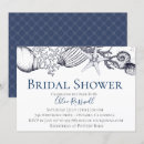 Search for seashell bridal shower invitations Elegant