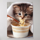 Search for ramen noodles art Kitten