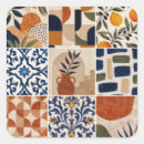 Search for mosaic tile pattern stickers Mediterranean