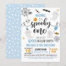 Search for spooky one 1st birthday invitations Ghost
