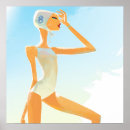 Search for vintage swimming posters Illustration