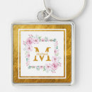 Search for m initial key rings Floral