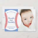 Search for sports birth announcement cards Blue