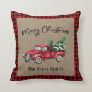 Search for black christmas tree cushions Red