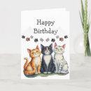 Search for funny cat thank you cards Cats