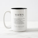 Search for definition of mother mugs Black and white