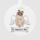 Search for angel dog christmas tree decorations Pug