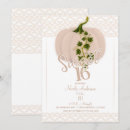 Search for pumpkin sweet 16 invitations Elegant