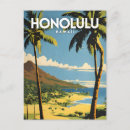 Search for vintage hawaii travel postcards Oahu