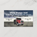 Search for dump truck business cards Excavator